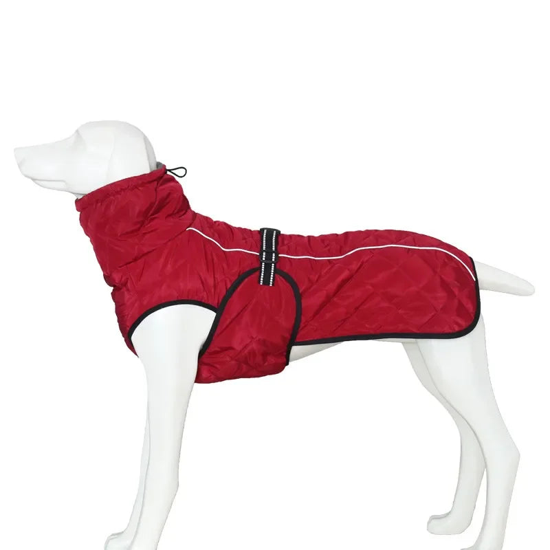 Waterproof Dog Outdoor Jacket — Warm Reflective Pet Coat Vest
