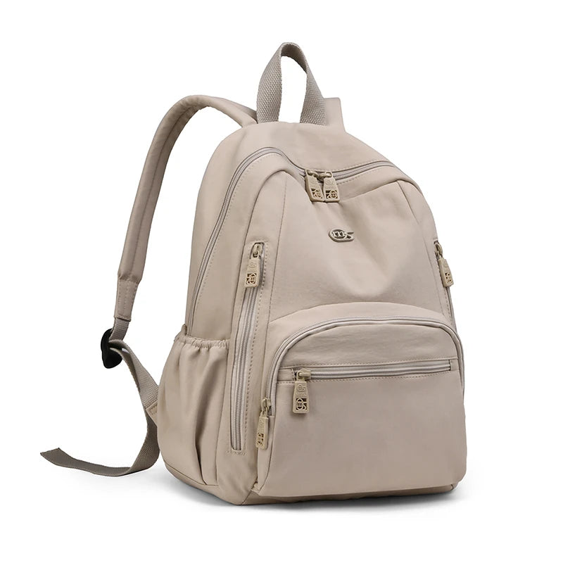 unixinu Fashion Nylon Backpack — Lightweight Multi-Pocket Purse for Daily Commute