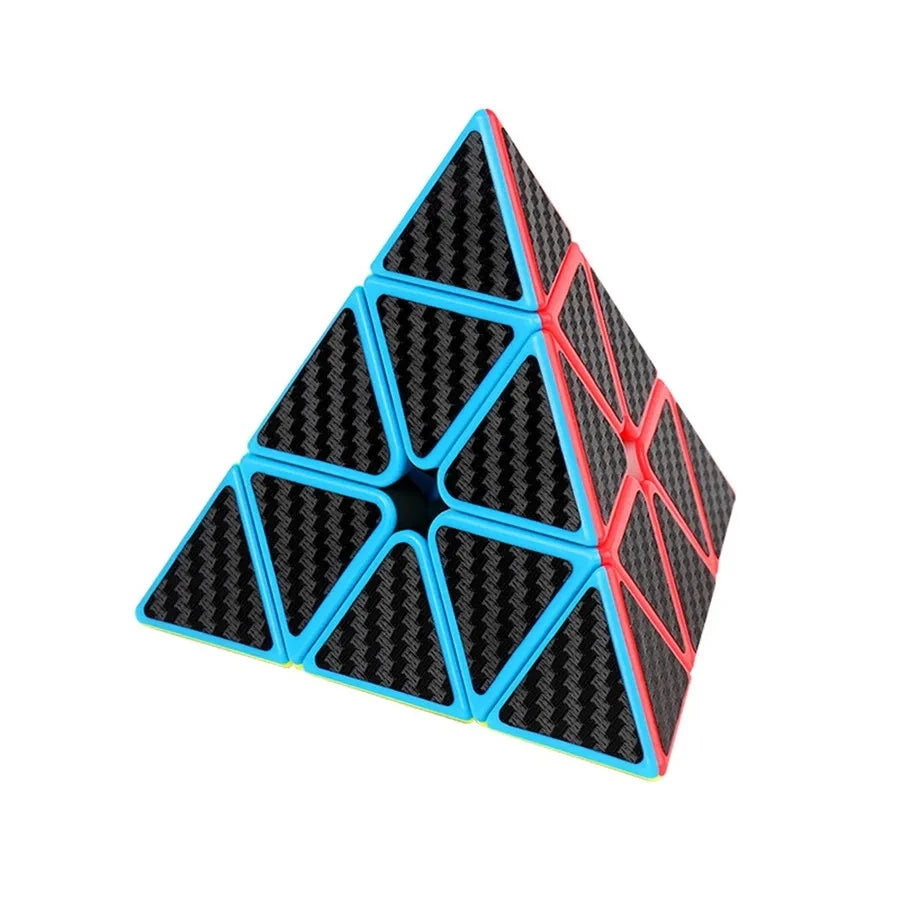 Carbon Fiber Texture Puzzle Cube Collection — Brain Teaser for All Skill Levels