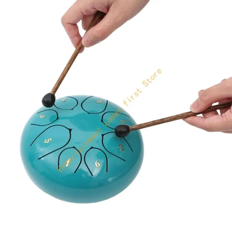 8 Note Steel Tongue Drum — Ethereal Percussion Instrument for Beginners