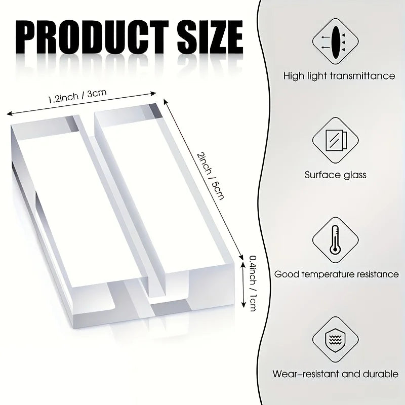 Clear Acrylic Sign Holder — Transparent Display Stand for Weddings & Events