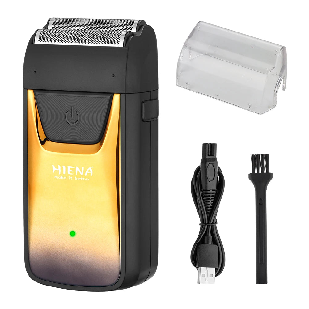 HIENA Professional Electric Shaver — Cordless Beard Trimmer & Hair Clipper