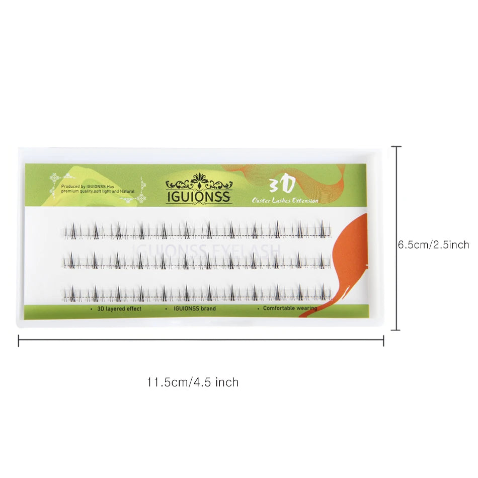 IGUIONSS Lower False Eyelashes — Natural Nude Makeup Style, 6mm