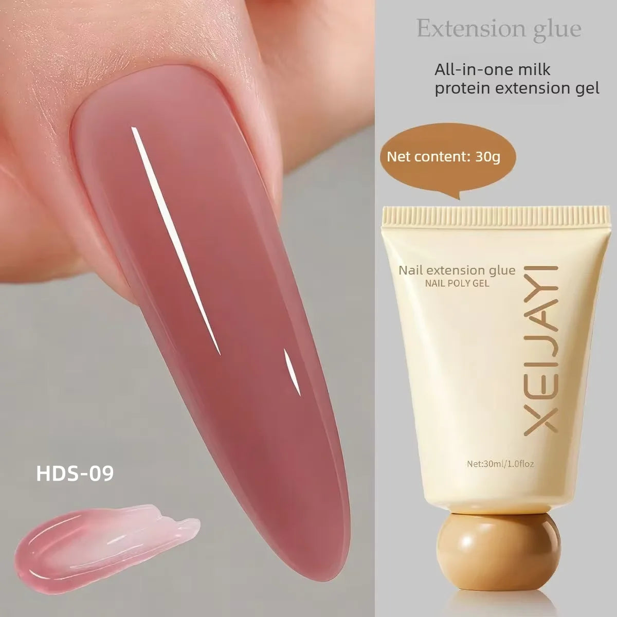 XEIJAYI Poly Gel Nail Extension Kit — Bubble-Free Builder Gel for Manicures