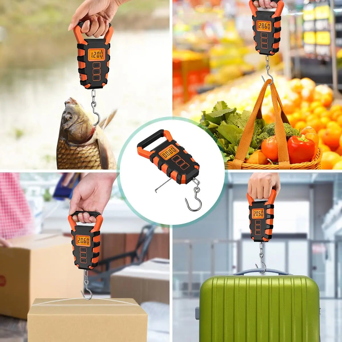 Digital Hanging Scale — High Precision Luggage & Fishing Tool