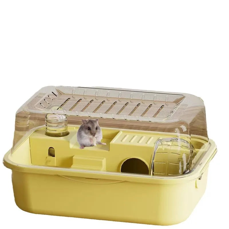 Large Hamster Habitat — Chewproof Cage with Acrylic Sheets