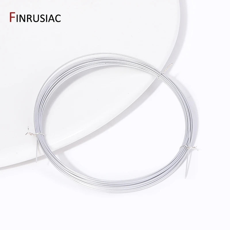 FINRUSIAC Stainless Steel Jewelry Wire — Gold and Silver Beading Cord