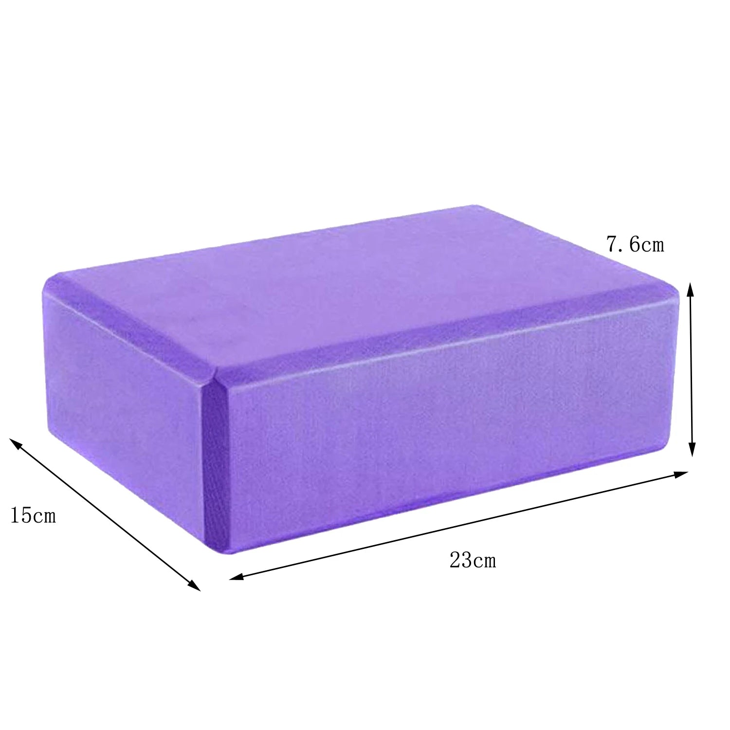 High Density Yoga Blocks — Firm EVA Foam Bricks for Support
