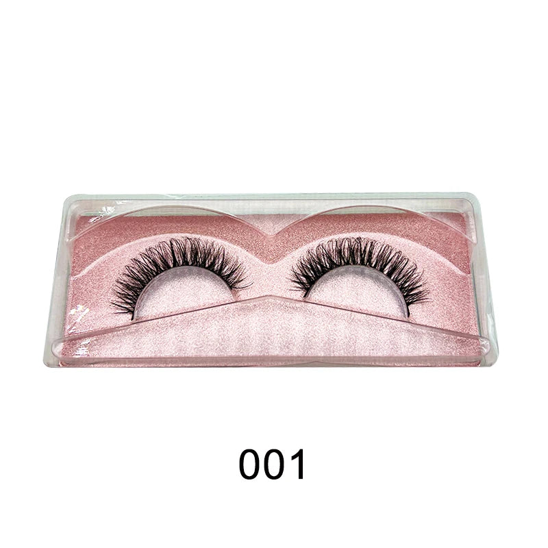 DINGSEN Dramatic False Eyelashes — Fluffy DD Curl Strip Lashes, 10 Pairs