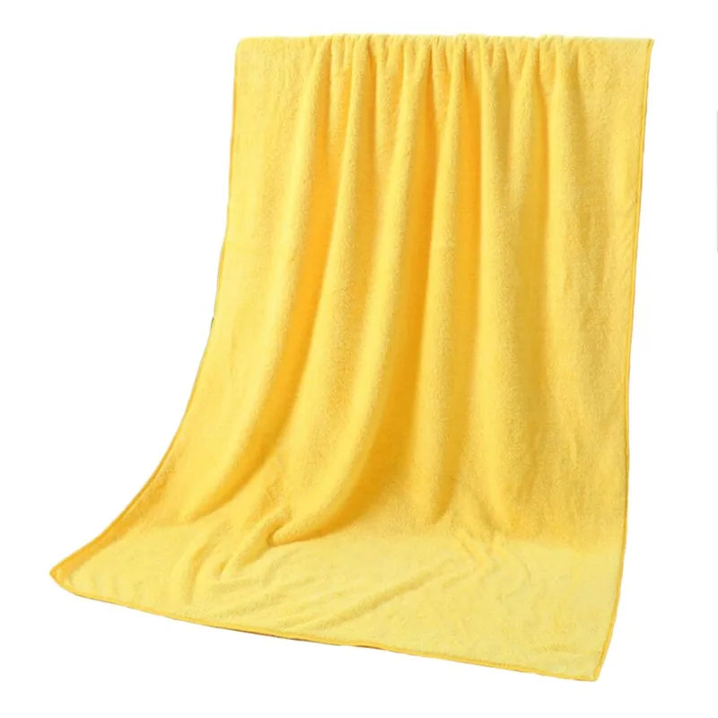 Beeinch Microfiber Coral Velvet Face Towel — Ultra Absorbent Soft Drying Cloth
