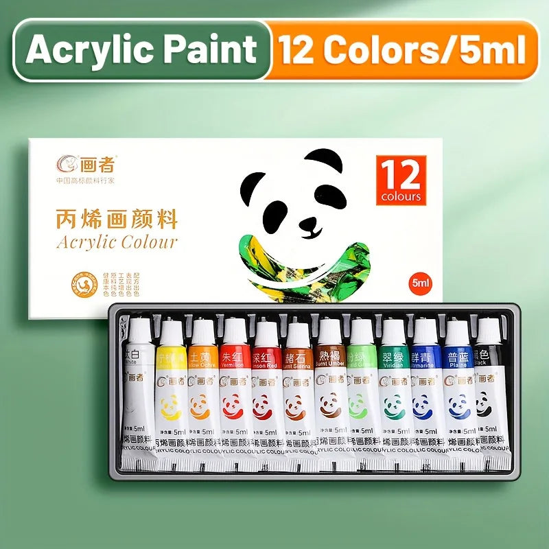 Vibrant Acrylic Paint Set — Non-Fading Colors for DIY Art Projects