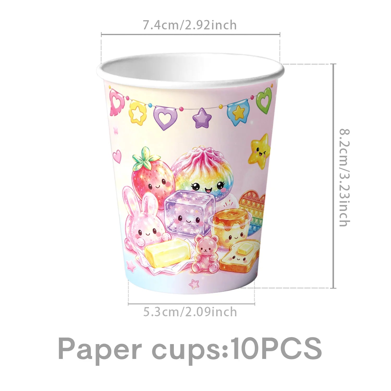 Dumpling Theme Party Decoration Set — Birthday Party Supplies & Favors