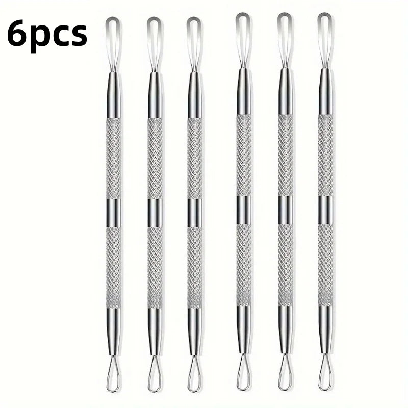 YJYIBEI Stainless Steel Blackhead Remover — Professional Blemish Extractor Tool