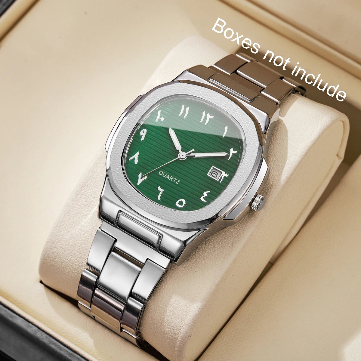 yolako Men's Business Watch — Square Dial Quartz Wristwatch with Calendar