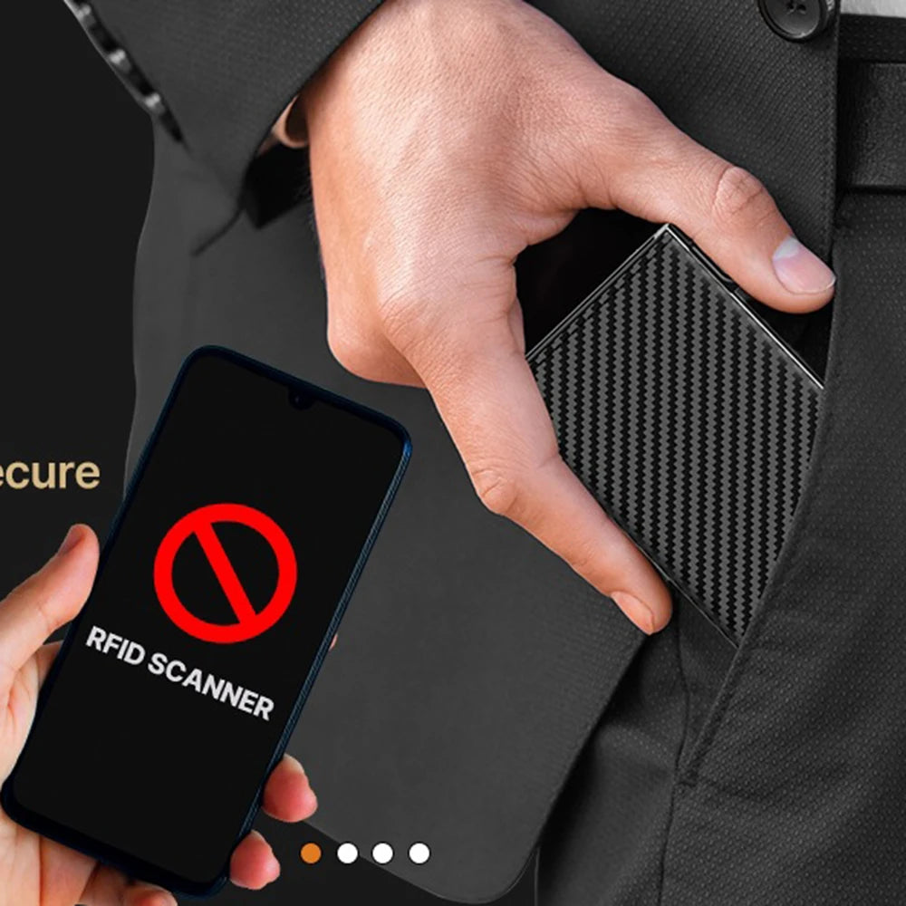 FZCSPEED Slim Pop-Up Wallet — RFID Blocking Aluminum Card Holder