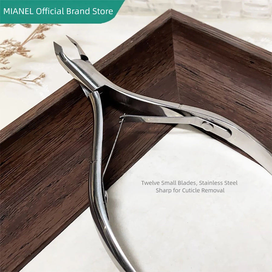Stainless Steel Cuticle Nipper — Professional Manicure Tool for Dead Skin Removal