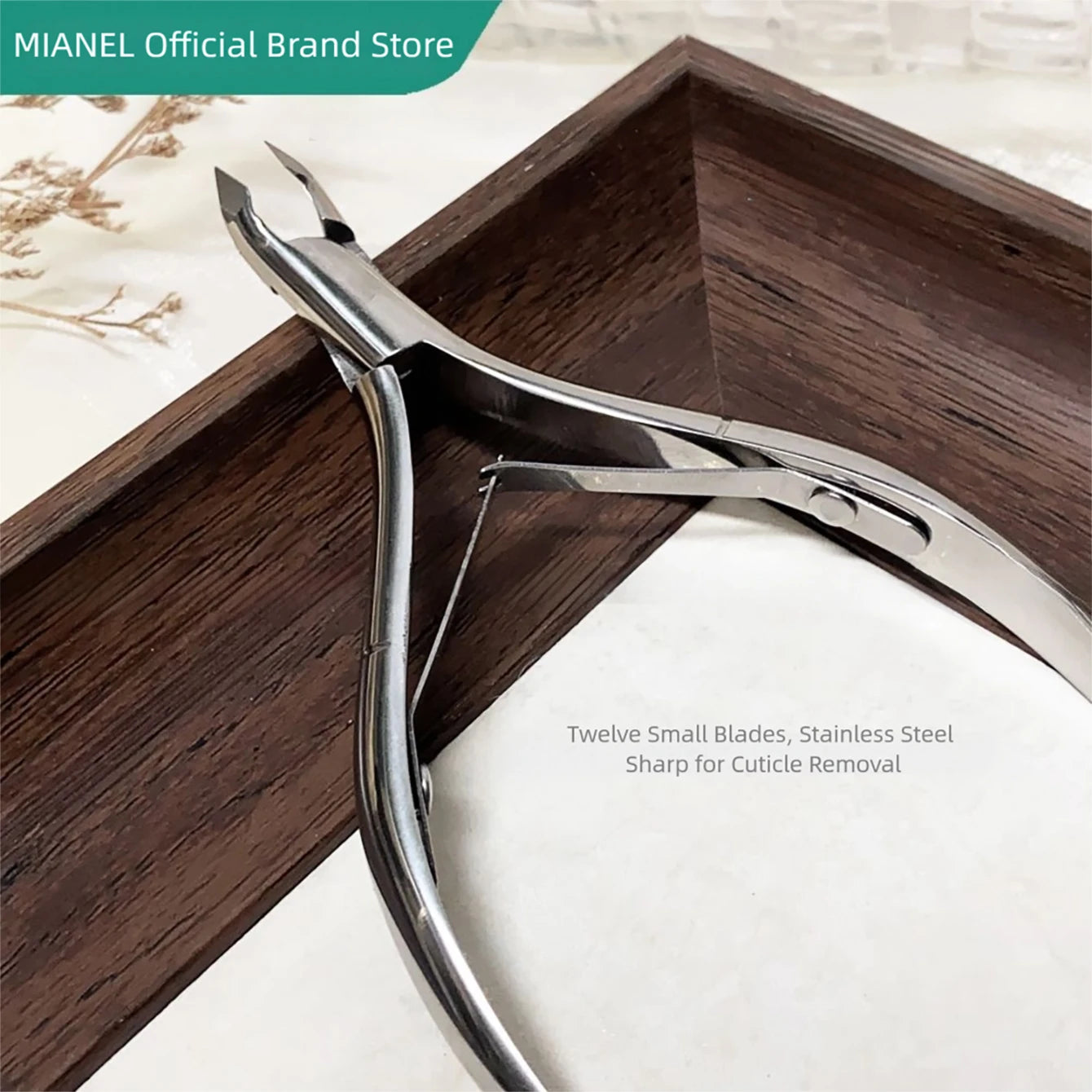 Stainless Steel Cuticle Nipper — Professional Manicure Tool for Dead Skin Removal