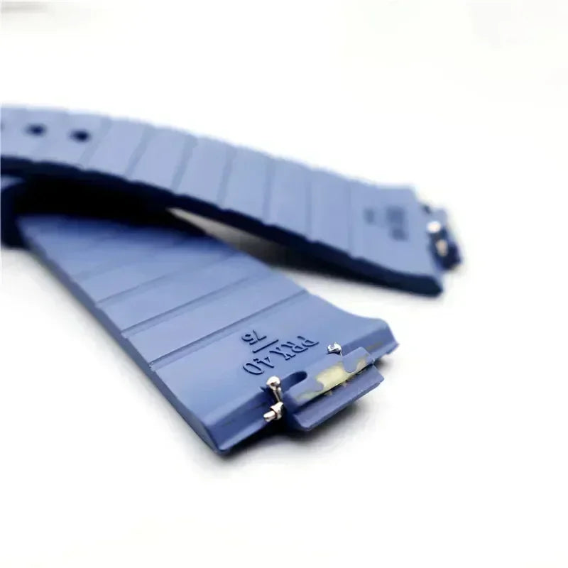 Silicone Quick Release Watch Band — Convex Rubber Bracelet for 40mm Men's Watches