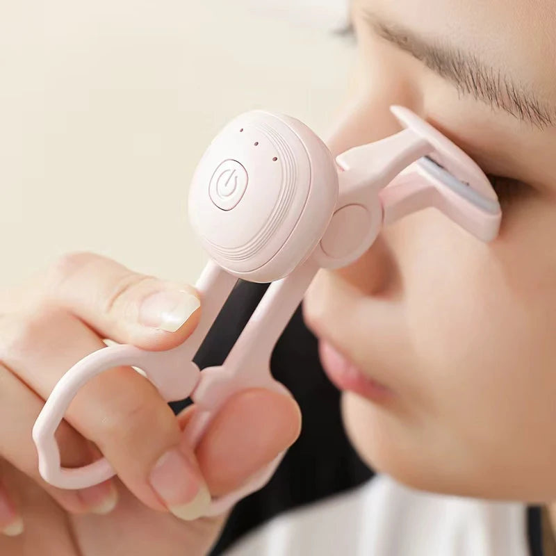 Rechargeable Electric Eyelash Curler — Heated Tool for Long-Lasting Lift