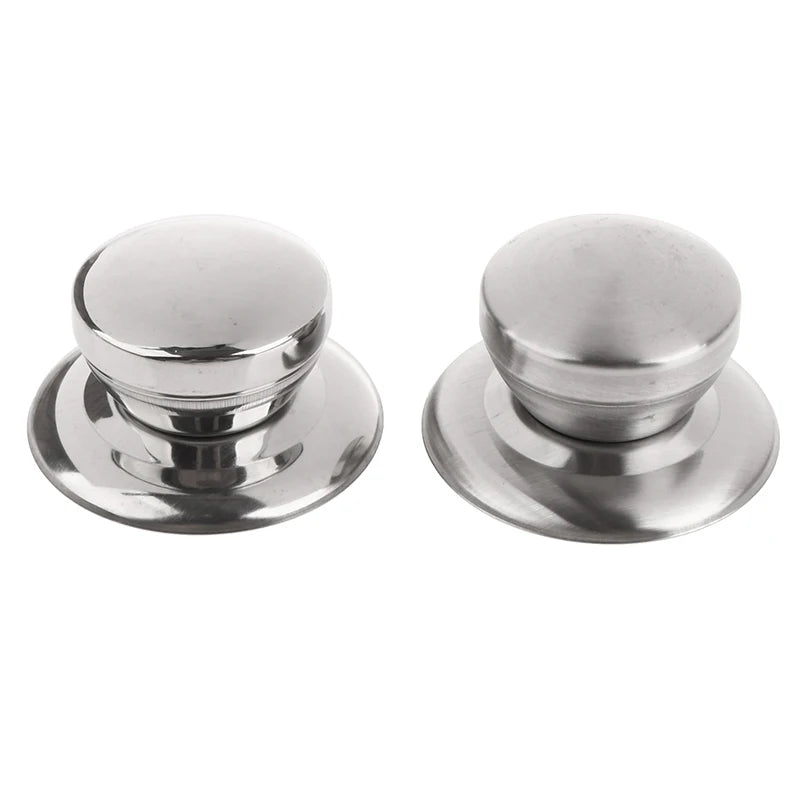 Stainless Steel Pot Lid Knob — Universal Replacement Handle for Cookware
