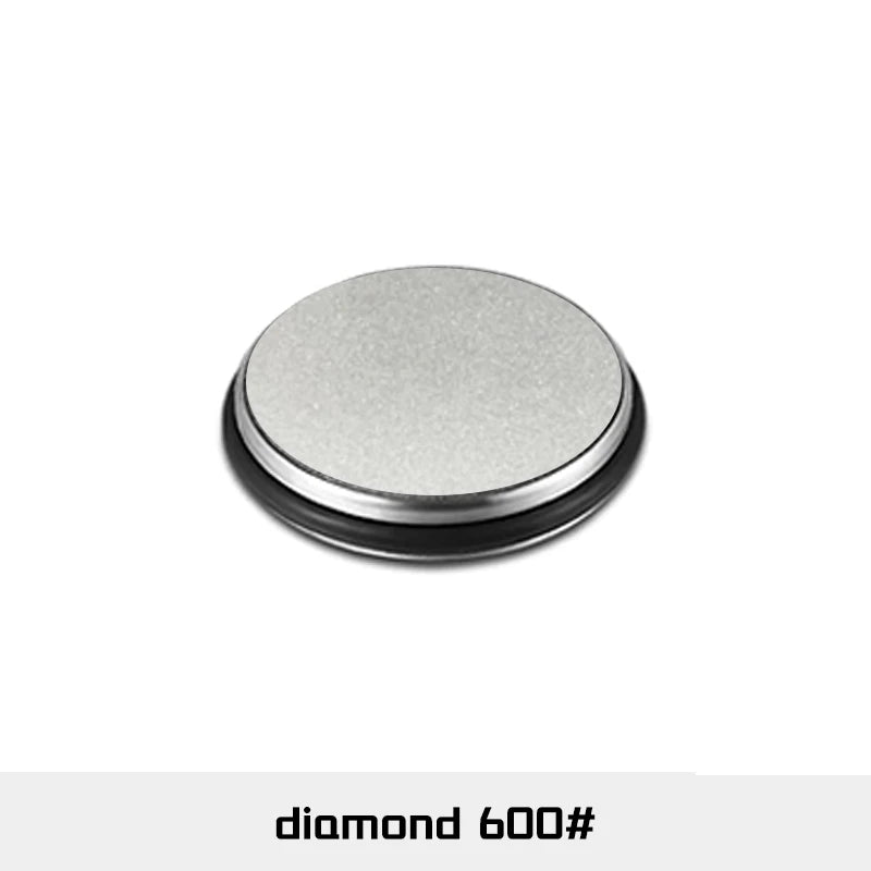 Rolling Knife Sharpener — Double Sided Diamond Stone with Magnetic Angle