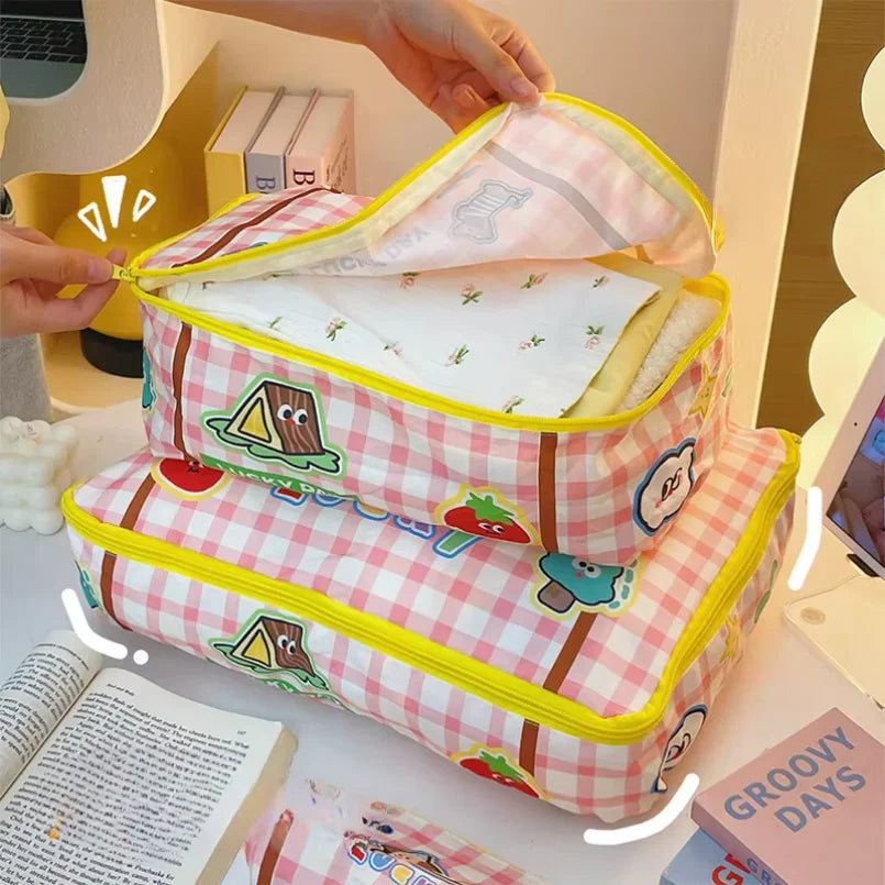 Portable Travel Storage Bag Set — Waterproof Clothing Organizer