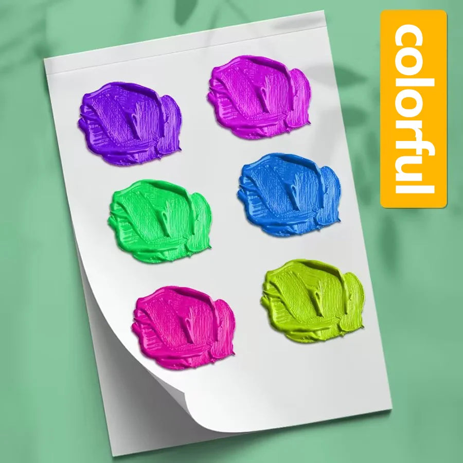 Vibrant Acrylic Paint Set — High Intensity Colors for Canvas and Glass