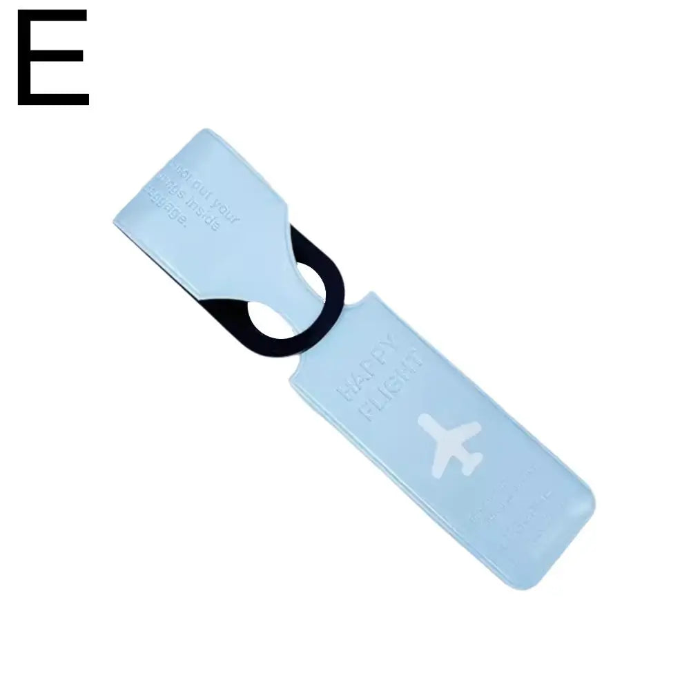 Travel Luggage Tag Holder — Waterproof Suitcase ID Label for Baggage