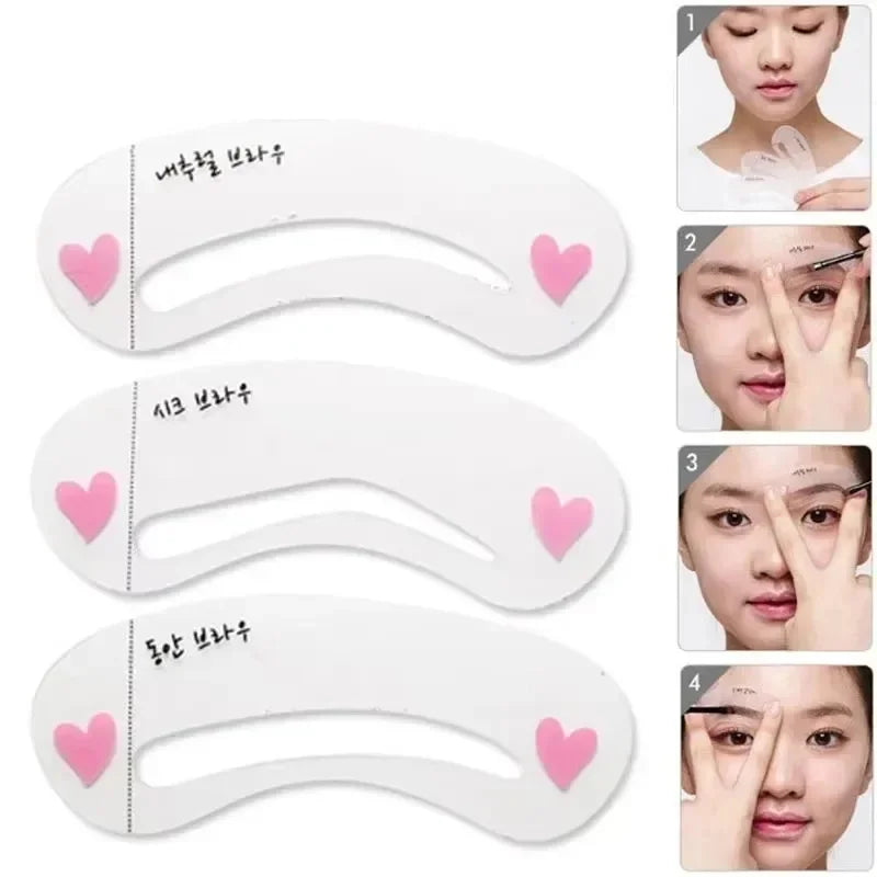 Eyebrow Stencil Kit — Precision Makeup Templates for Perfect Brows