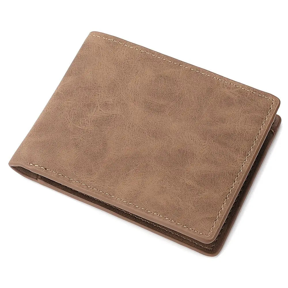 ISKYBOB Leather Money Clip Wallet — Slim Multifunctional Card Holder