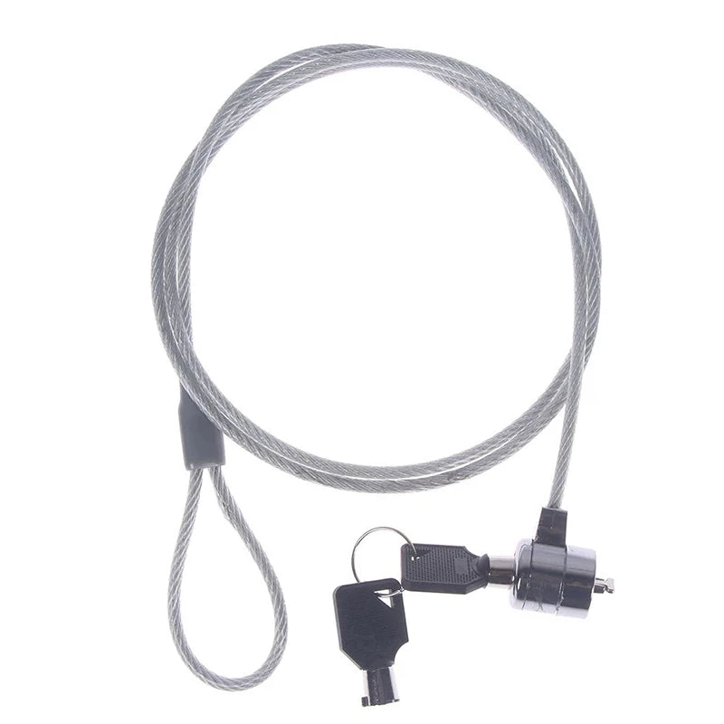 Laptop Security Cable Lock — Anti-Theft Steel Wire for Notebooks