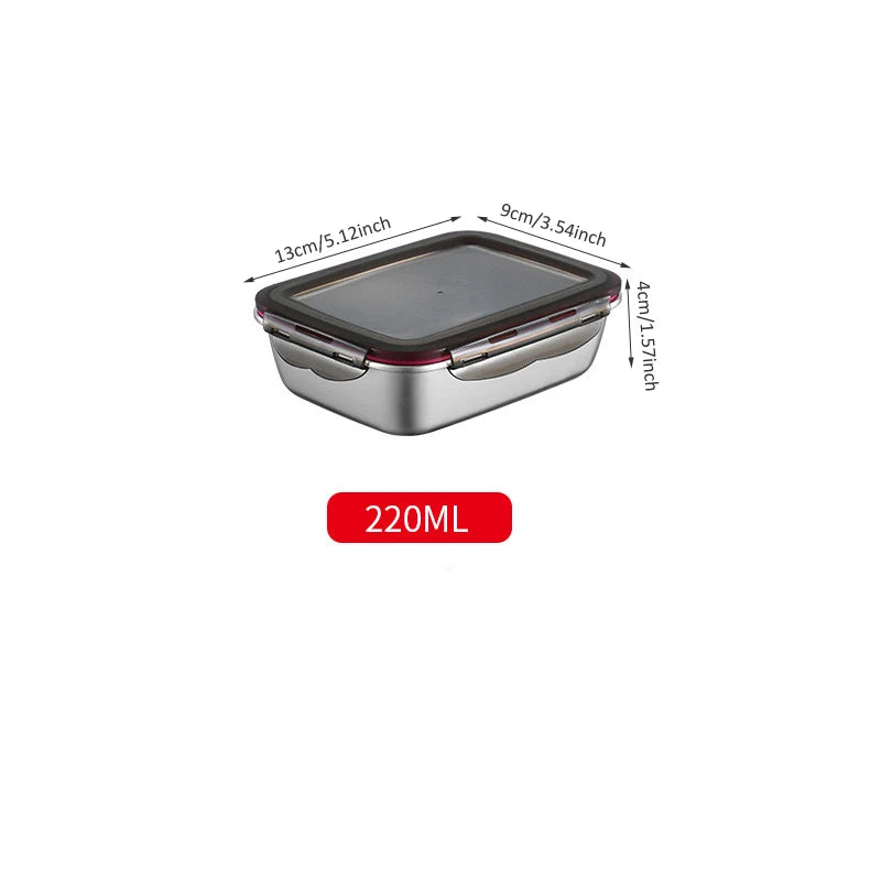 Stainless Steel Bento Box — Leakproof Food Storage Container