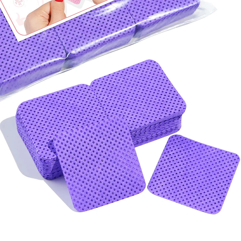 Misscheering Lint-Free Nail Wipes — Professional Gel Polish Remover Pads