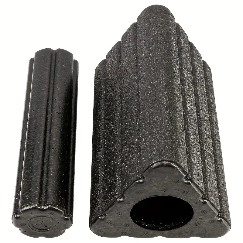 WHCMJP 2-in-1 Yoga Block — Triangular Foam Roller for Pilates and Massage