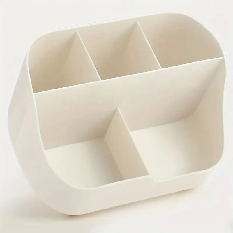 XD-TOPQC Five-Compartment Desktop Organizer — Large Capacity Stationery Holder