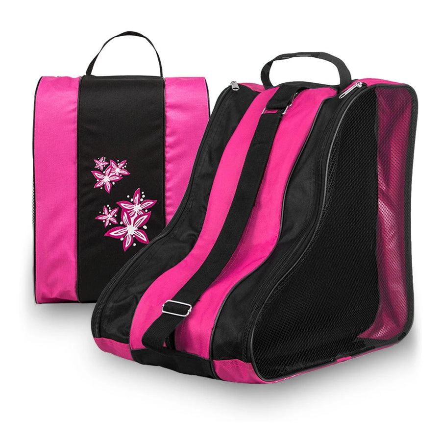 Kids 3-Layer Skate Carry Bag — Breathable Storage Case for Roller and Ice Skates