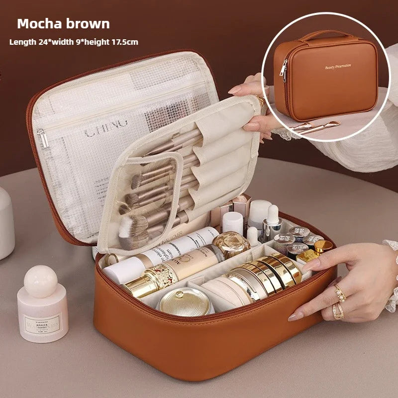 dawndesslo Luxury Cosmetic Bag — Large Capacity Makeup Organizer