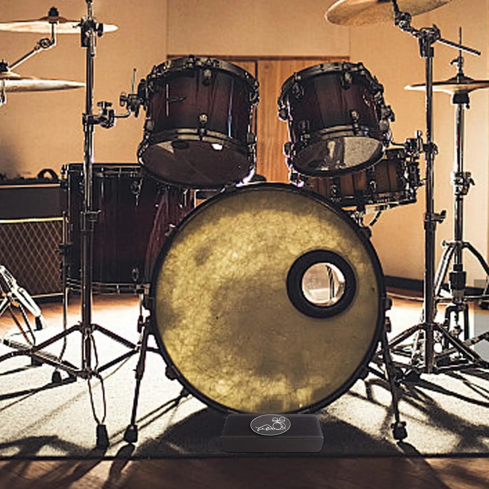 Bass Drum Stabilizer Pad — Non-Slip Pedal Anchor for Drum Kits