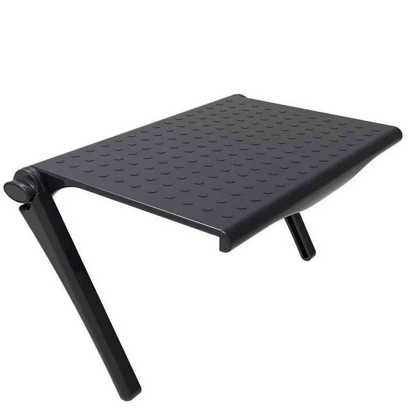 Adjustable Computer Monitor Riser — Ergonomic Desktop Stand with Storage Shelf