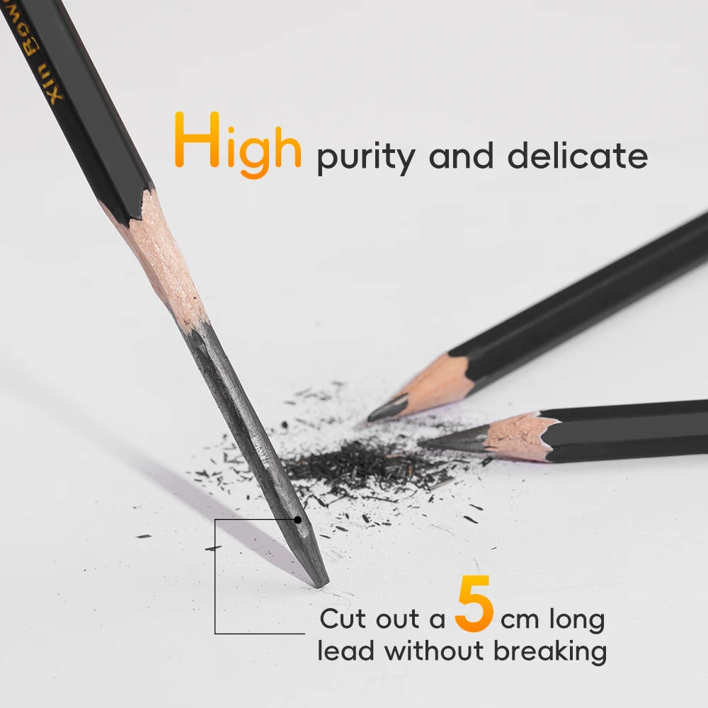 Pustell Graphite Sketching Pencil Set — Professional Art Supplies for Shading