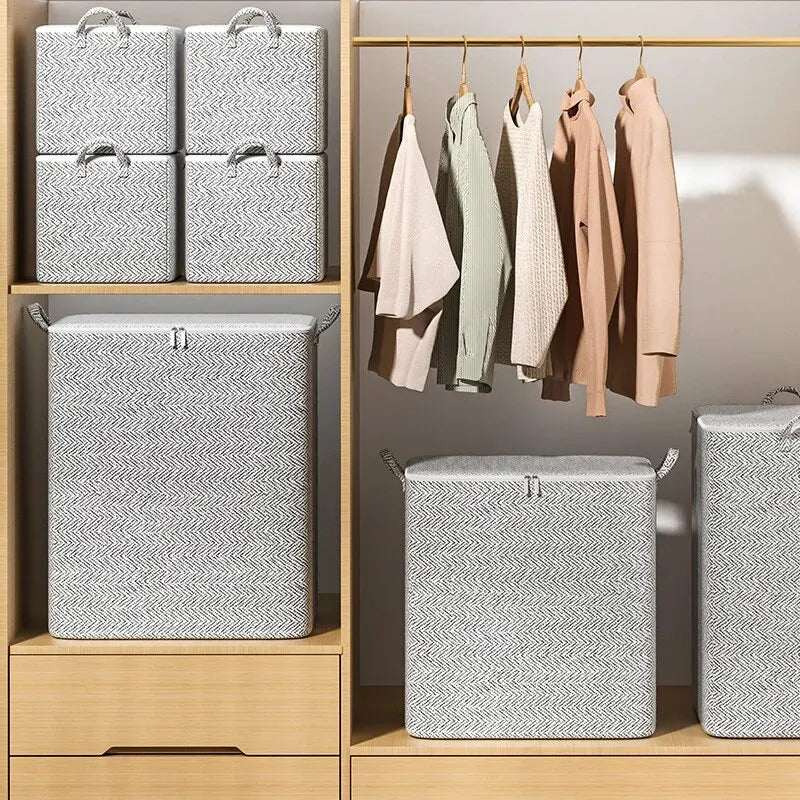 Large Capacity Non-Woven Storage Bag — Closet & Wardrobe Organizer