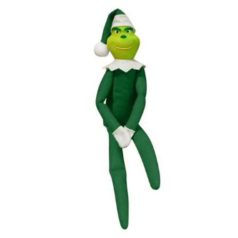 Christmas Elf Plush Figurine — Decorative Holiday Ornament & Stocking Stuffer