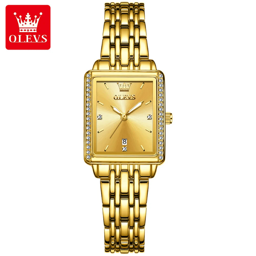 OLEVS 9995 Elegant Quartz Watch — Luxury Waterproof Ladies Wristwatch