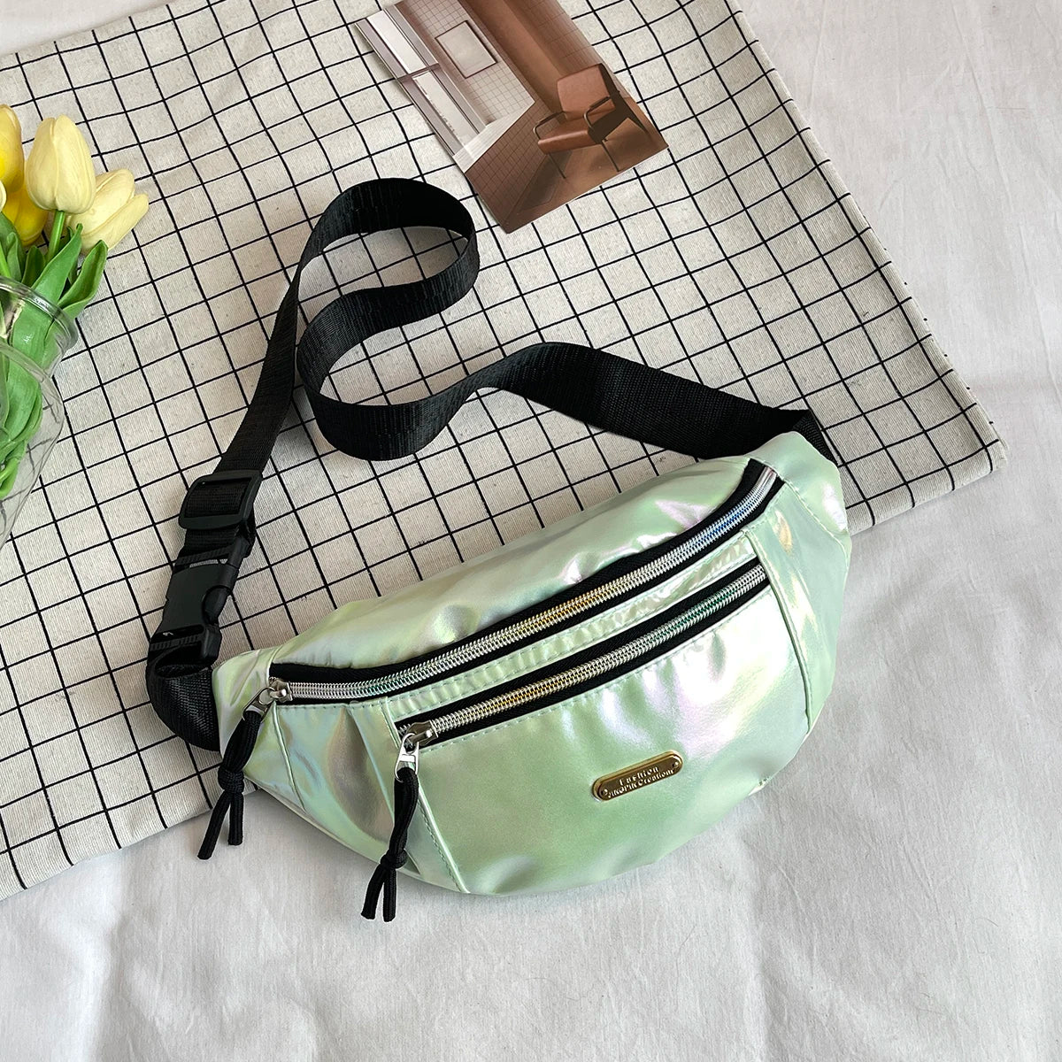 AEROCANDY Unisex Waist Pack — Adjustable Crossbody Travel Bag