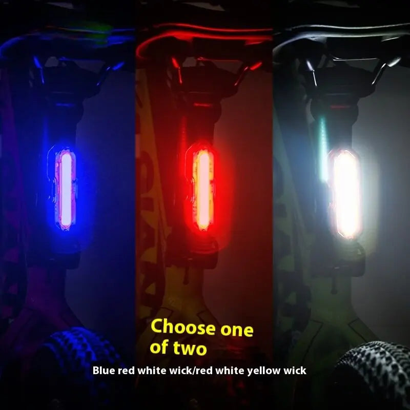 OFFBONDAGE USB Rechargeable Bike Tail Light — High-Visibility Night Riding Accessory