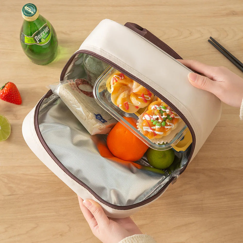 Insulated Lunch Bag — Thermal Bento Box Carrier for Work or School