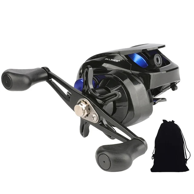 GLS Baitcasting Fishing Reel — 6.3:1 Gear Ratio with 8KG Max Drag