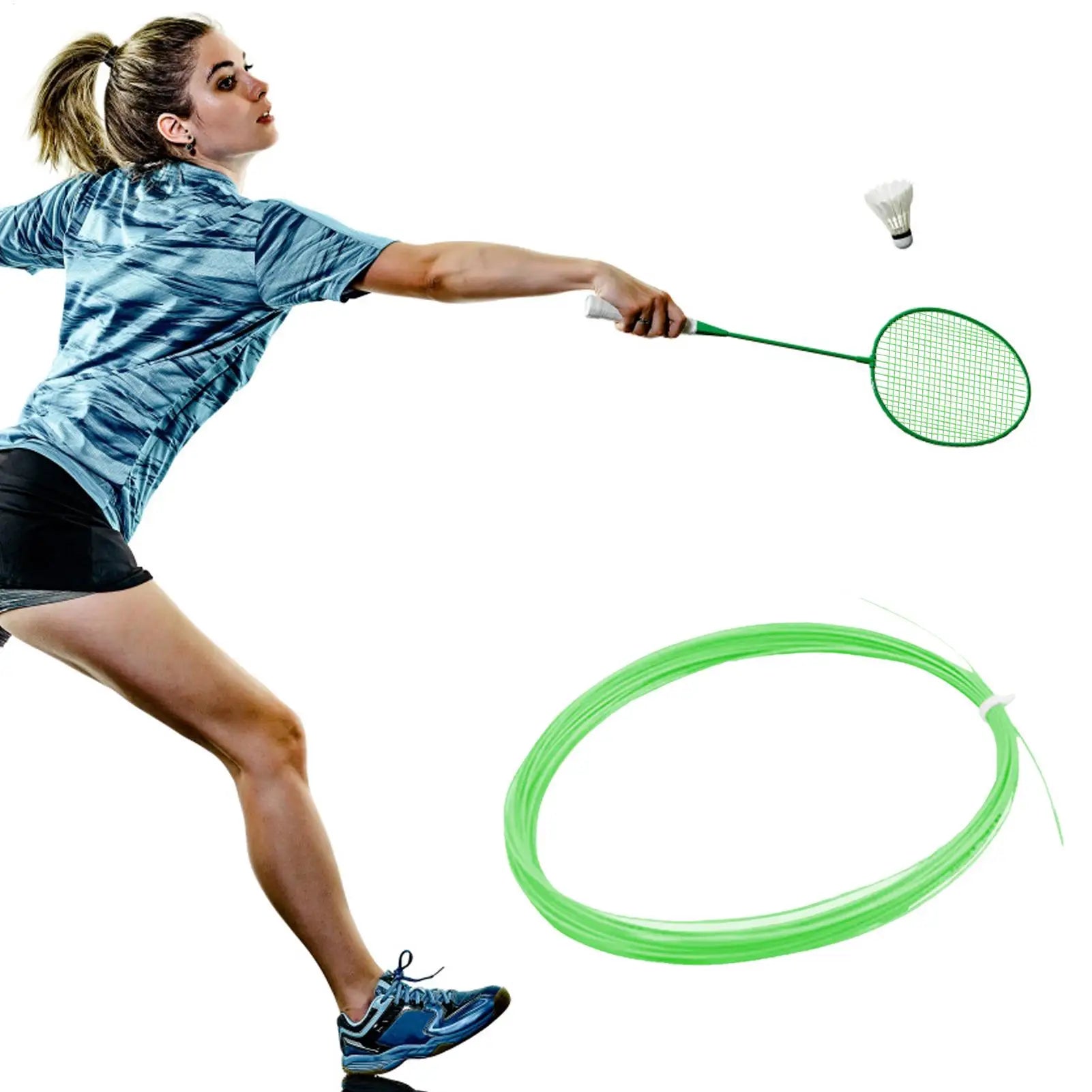 Durable Badminton Racket String — High Elasticity Replacement Reel