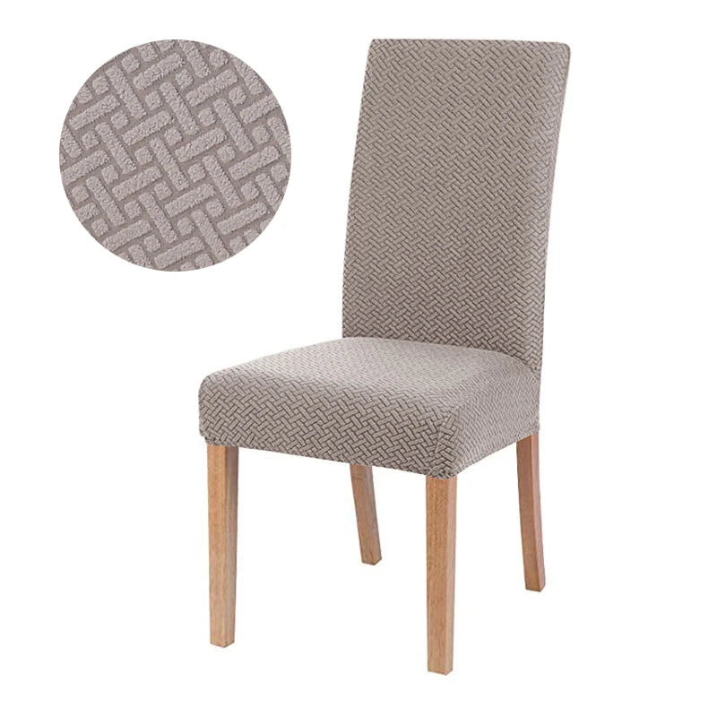 Universal Elastic Chair Cover — Stretchable Fabric Seat Protector