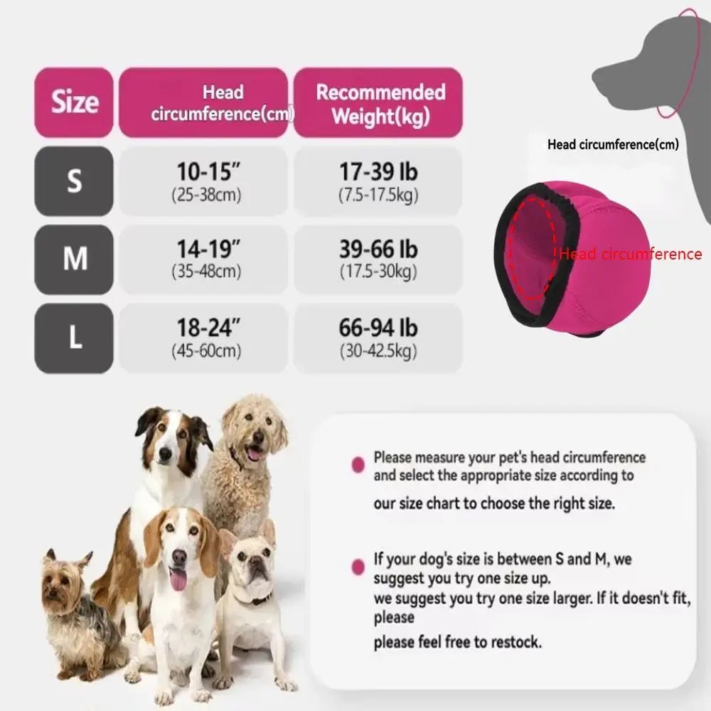 Noise Reduction Dog Ear Covers — Calming Hearing Protection for Pets